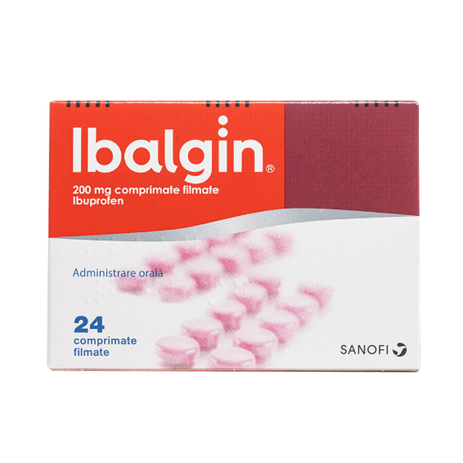 Ibalgin 200 mg, 24 compresse rivestite con film, Sanofi