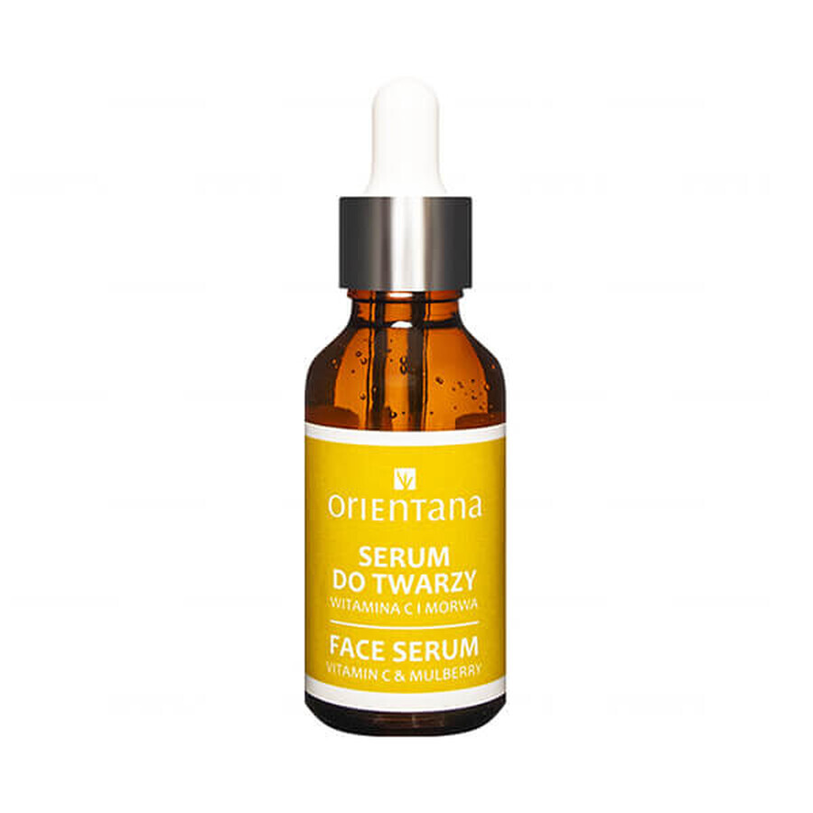 Orientana, siero viso bio, vitamina C e gelso, 30 ml