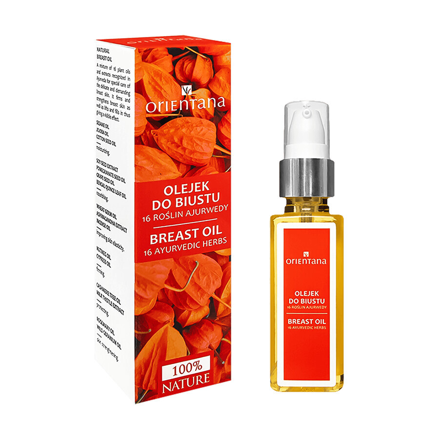 Orientana, olio di busto, 16 piante ayurvediche, 50 ml