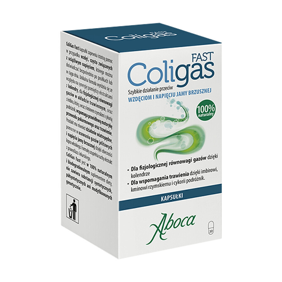 Coligas Fast, 30 capsule