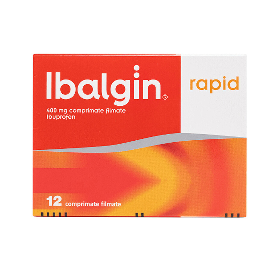 Ibalgin Rapid 400 mg, 12 tablets, Sanofi