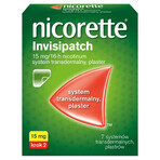 Nicorette Invisipatch 15 mg/16 h, sistema transdermico, cerotto, 7 pezzi