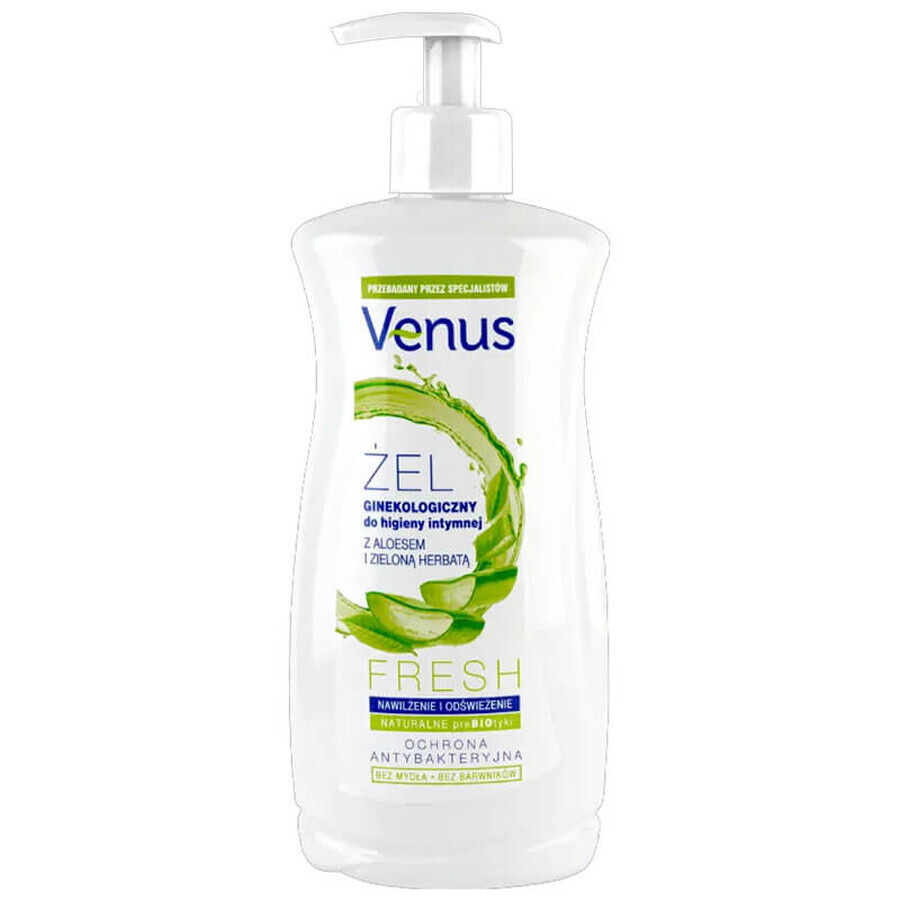 Venus, hypoallergene intieme hygiënegel, aloë vera en melkzuur, 500 ml