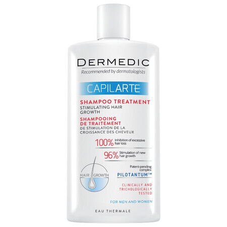 Dermedic Capilarte, shampoo di trattamento stimolante per la crescita dei capelli, 300 ml