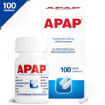 Apap 500 mg, 100 compresse rivestite con film