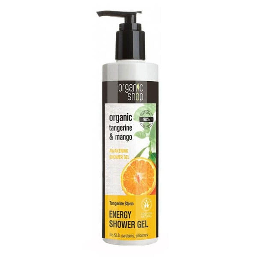 Organic Shop, gel doccia tonificante, Mandarin Storm, 280 ml