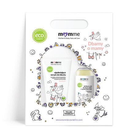 Momme, gel d'hygiène intime, 150 ml + sérum pour le buste, 150 ml