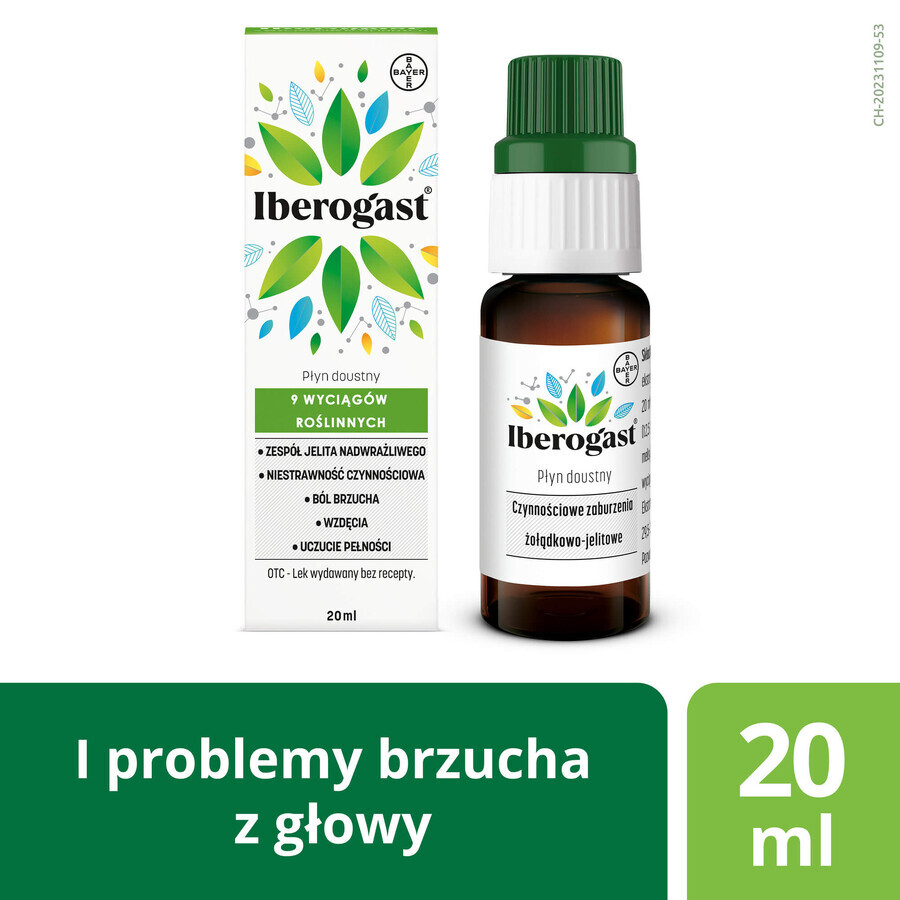 Iberogast, liquido orale, 20 ml