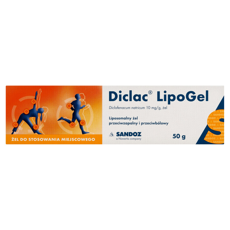 Diclac LipoGel 10 mg/ g, gel, 50 g