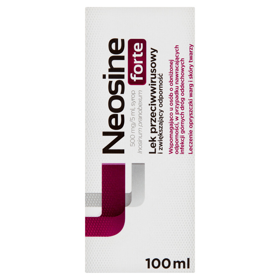 Neosine Forte 500 mg/ 5 ml, sciroppo, 100 ml