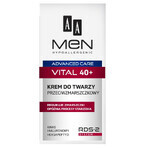 AA Men Advanced Care Vital 40+, crema viso antirughe, 50 ml