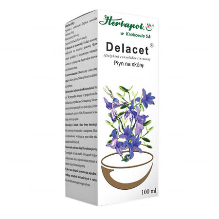 Delacet (96 g + 4 g)/100 g, lozione per la pelle, 100 ml