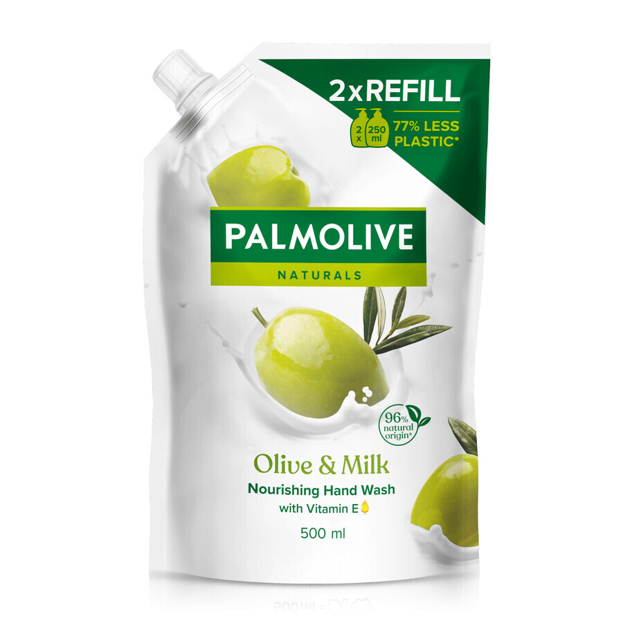 Palmolive, liquid soap, milk and olives, stock, 500 ml