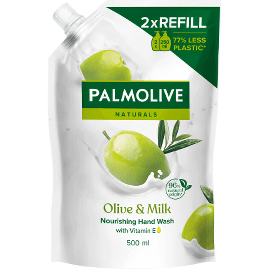 Palmolive, liquid soap, milk and olives, stock, 500 ml