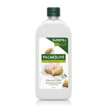 Palmolive, savon liquide pour les mains, amande et lait, bouillon, 750 ml