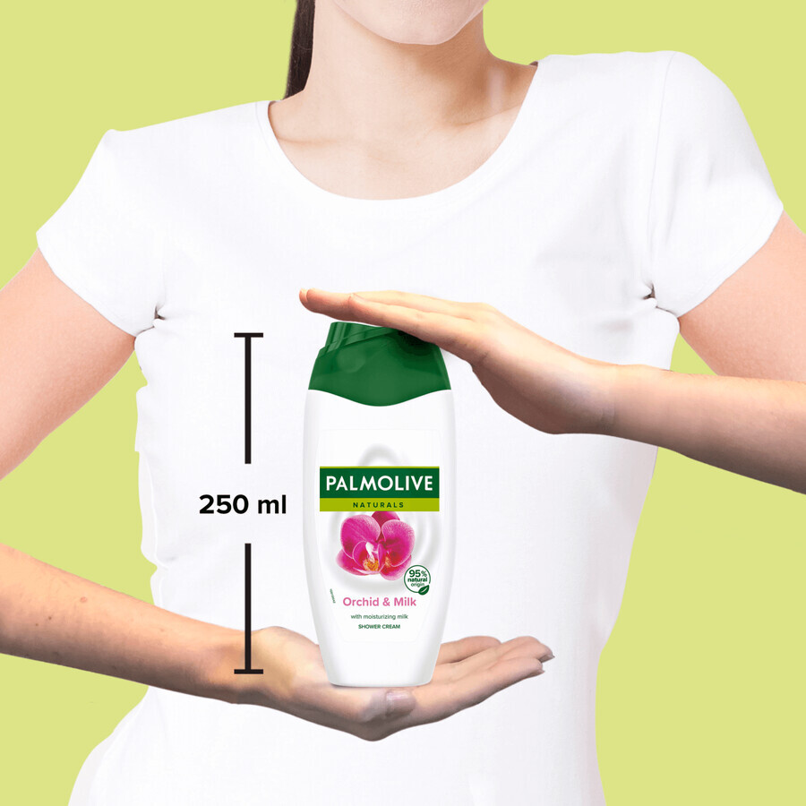 Palmolive Naturals, gel doccia cremoso, orchidea e latte, 750 ml