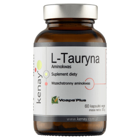 Kenay L-Taurine, 60 vegetable capsules