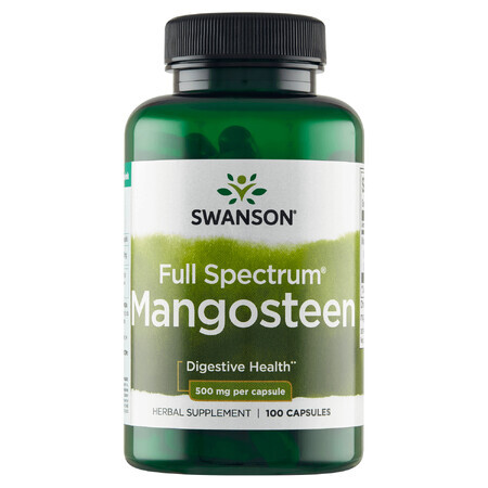 Swanson Volledig Spectrum Mangosteen, mangosteen, 100 capsules