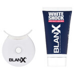 BlanX White Shock, sistema di sbiancamento dei denti, dentifricio, 50 ml + Blanx Led Bite