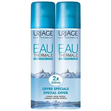 Uriage Eau Thermale, acqua termale, 2 x 300 ml