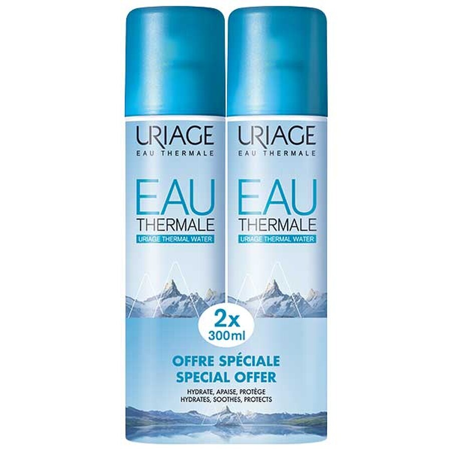 Uriage Eau Thermale, acqua termale, 2 x 300 ml