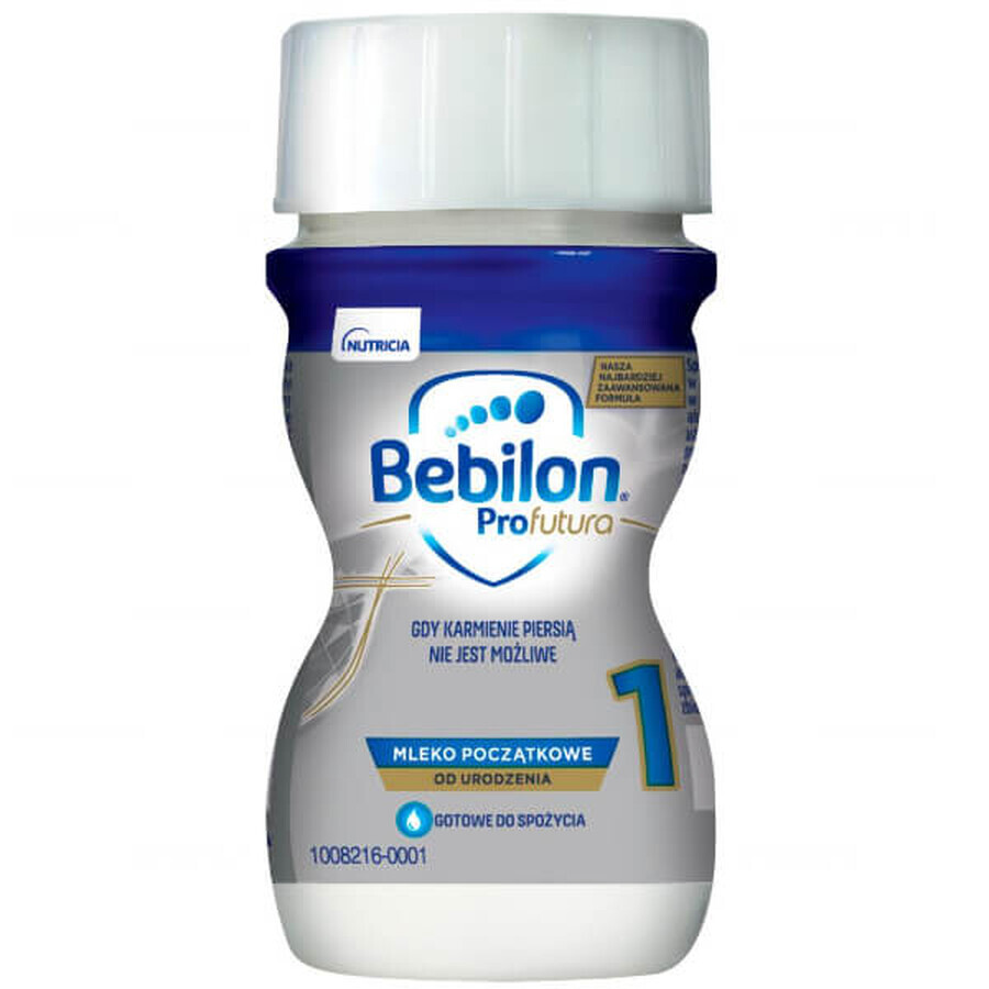 Bebilon Profutura 1, latte per lattanti pronto da bere, dalla nascita, 70 ml