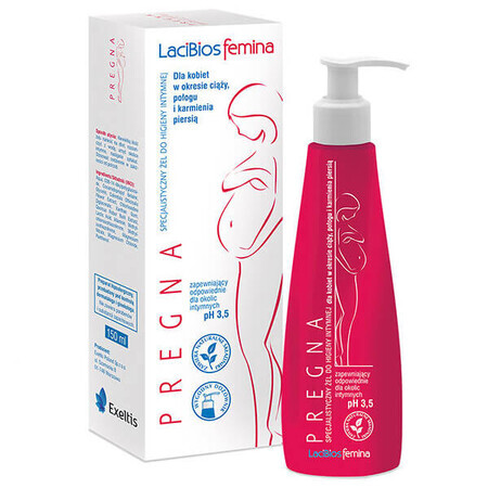 Lacibios Femina Pregna, specialized gel for intimate hygiene, 150 ml