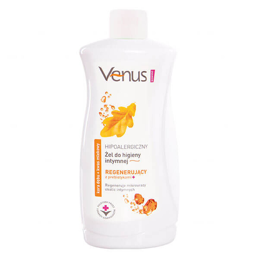 Venus, hypoallergenic gel for intimate hygiene, oak bark and lactic acid, reserve, 500 ml