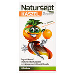 Natursept Med Cough, lecca-lecca oltre i 3 anni, gusto arancia, 6 pezzi