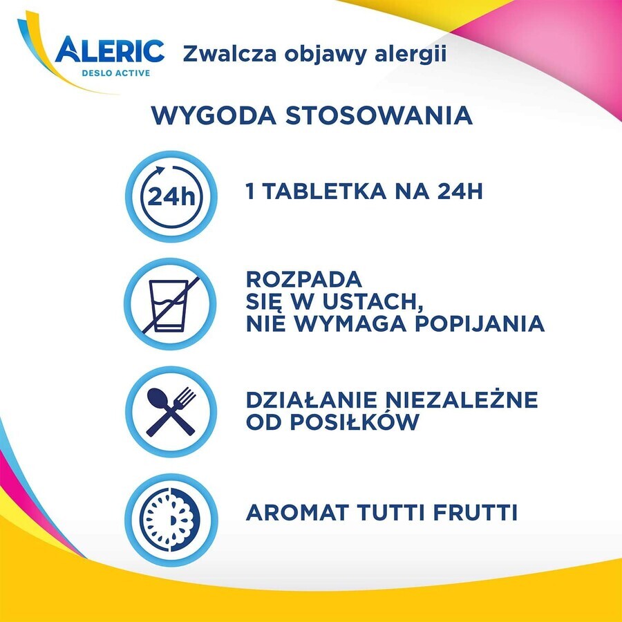 Aleric Deslo Active 2,5 mg, 10 comprimate cu dezintegrare orală