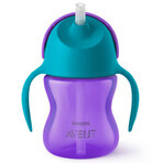 Avent, tazza con cannuccia e manici, viola, SCF796/02, da 9 mesi, 200 ml