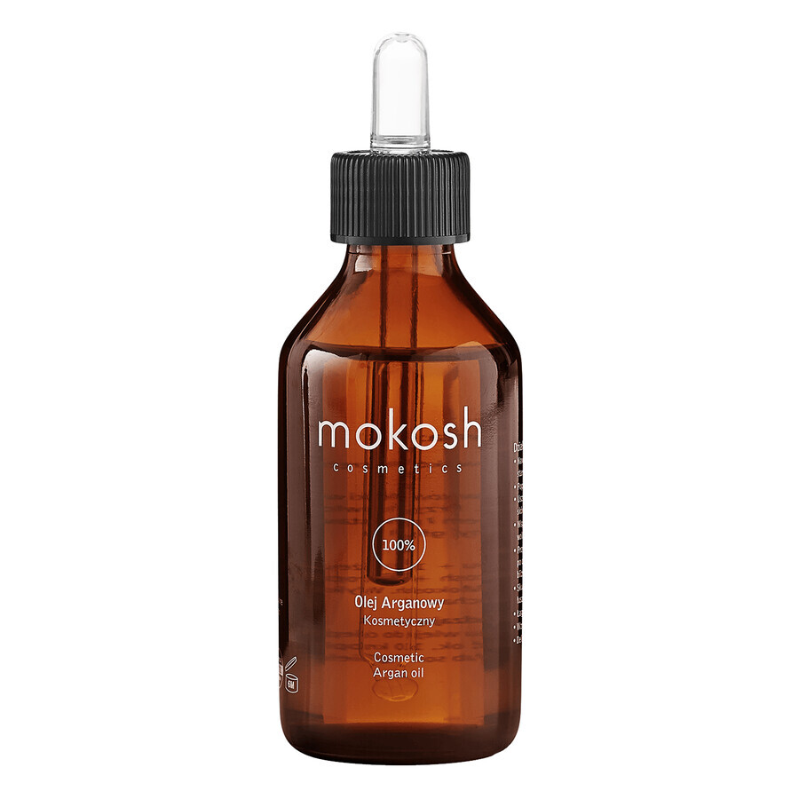 Mokosh, olio di argan 100%, cosmetico, 100 ml