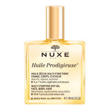 Nuxe Huile Prodigieuse, huile sèche multifonctionnelle pour le corps, le visage et les cheveux, 100 ml