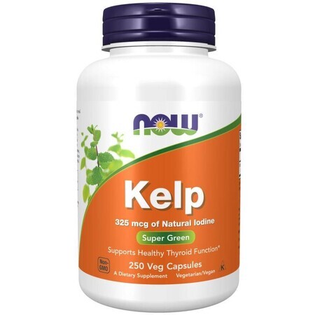 Now Foods, Kelp 325 mcg, 250 capsule