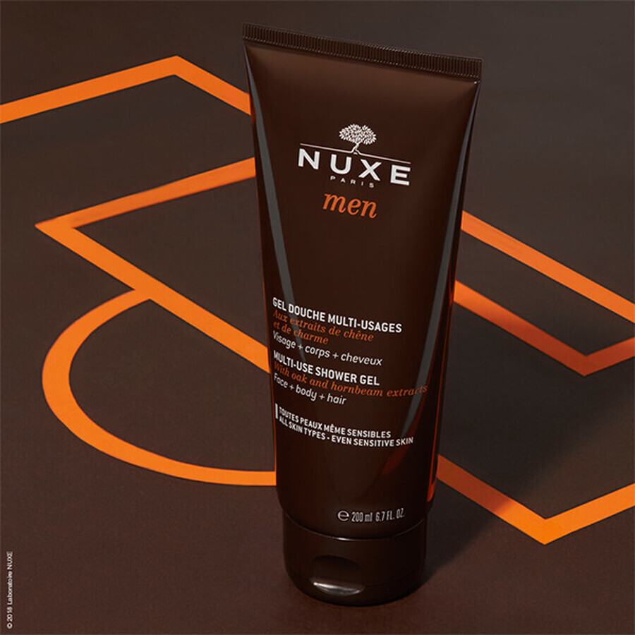 Coffret Nuxe Men, gel douche multifonctions, 2 x 200 ml