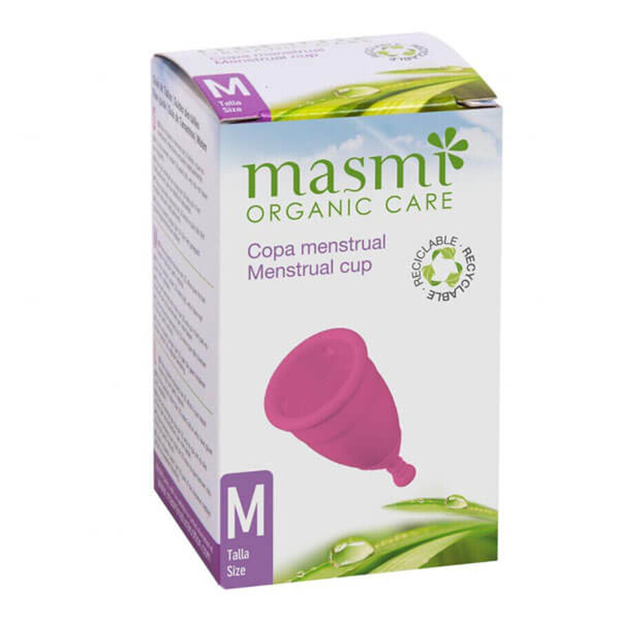 Masmi Organic Care, coppetta mestruale, taglia M, 1 pezzo