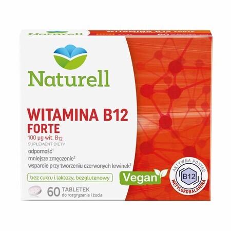 Naturell Vitamina B12 Forte, 60 compresse masticabili