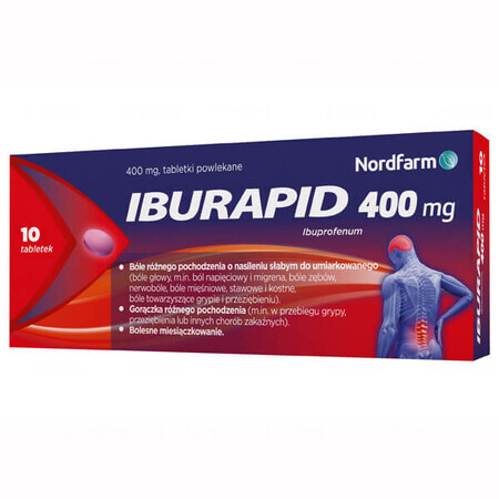 Iburapid 400 mg, 10 comprimate filmate