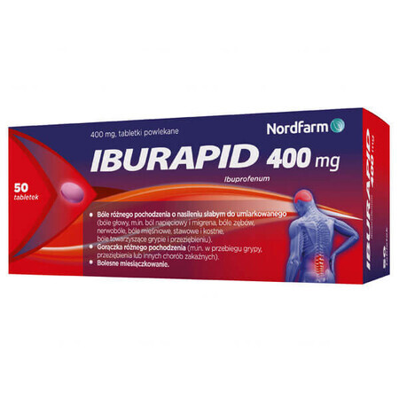 Iburapid 400 mg, 50 comprimate filmate