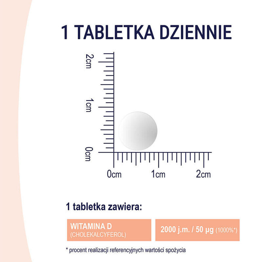 Naturell Vitamine D3 2000, 60 comprimés à croquer