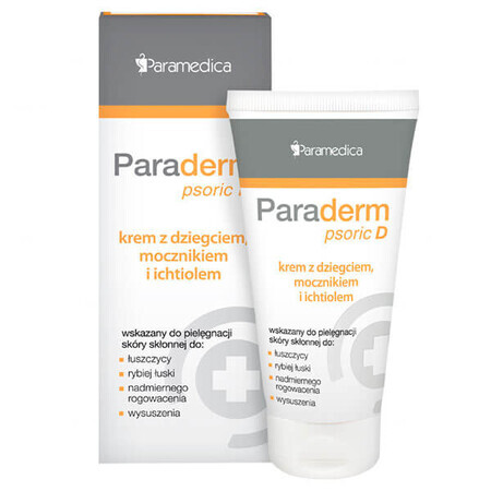 Paraderm Psoric D, Creme mit Teer, Harnstoff und Ichthyol, 85 g