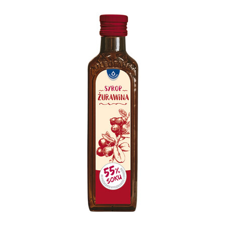 Oleofarm Sciroppo di mirtilli rossi, succo al 55%, 250 ml