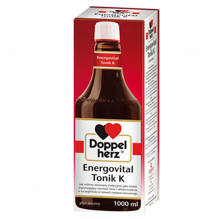 Doppelherz Energovital Tonik K, liquide oral, 1000 ml