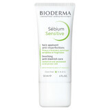 Bioderma Sebium Sensitive, crema lenitiva di supporto per pelli acneiche, 30 ml