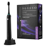 Seysso Carbon Basic, sonic toothbrush, black, 1 pc