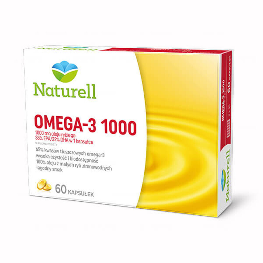 Naturell Omega-3 1000, 60 capsule