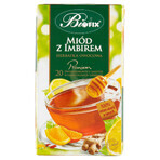 Bi Fix, miele premium con zenzero, tè alla frutta, 20 bustine