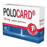 Polocard, 75 mg, 60 compresse enterali