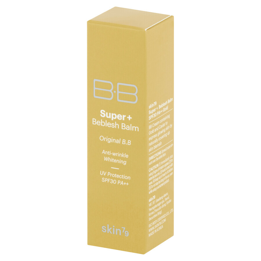 Skin79, BB Super + Beblesh Balm Gold, crema tonificante per il viso, 7 g