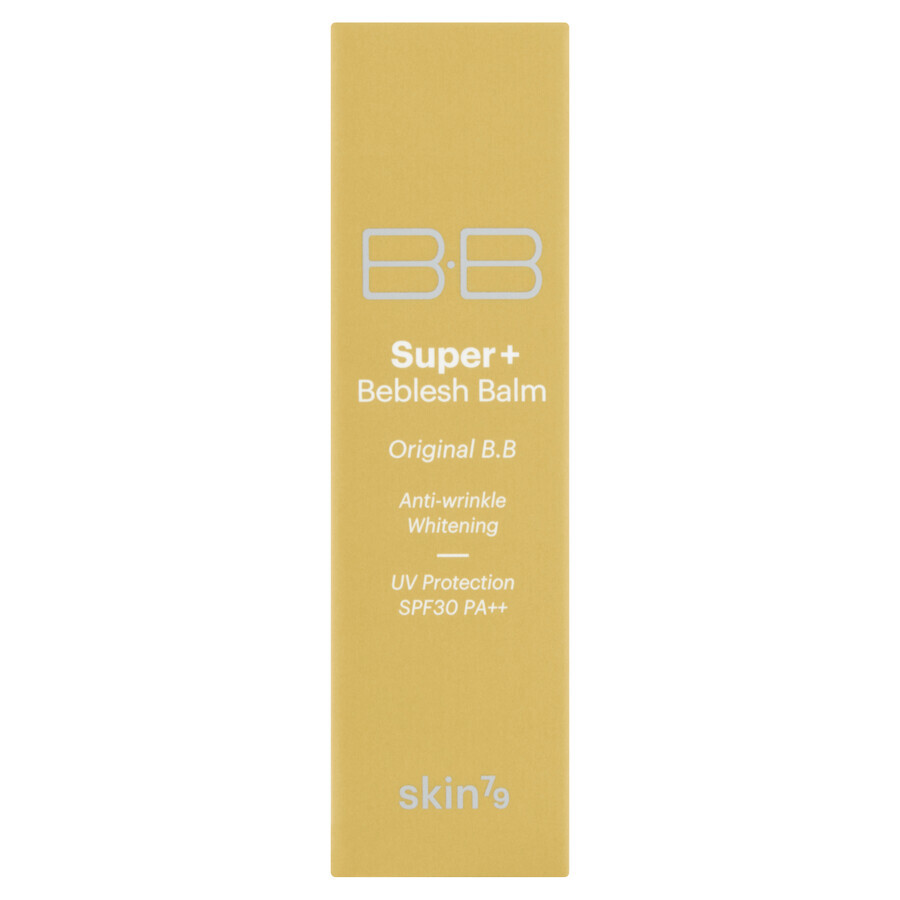 Skin79, BB Super + Beblesh Balm Gold, crema tonificante per il viso, 7 g